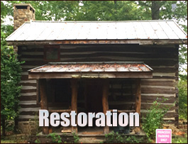 Historic Log Cabin Restoration  Saint Elmo, Alabama